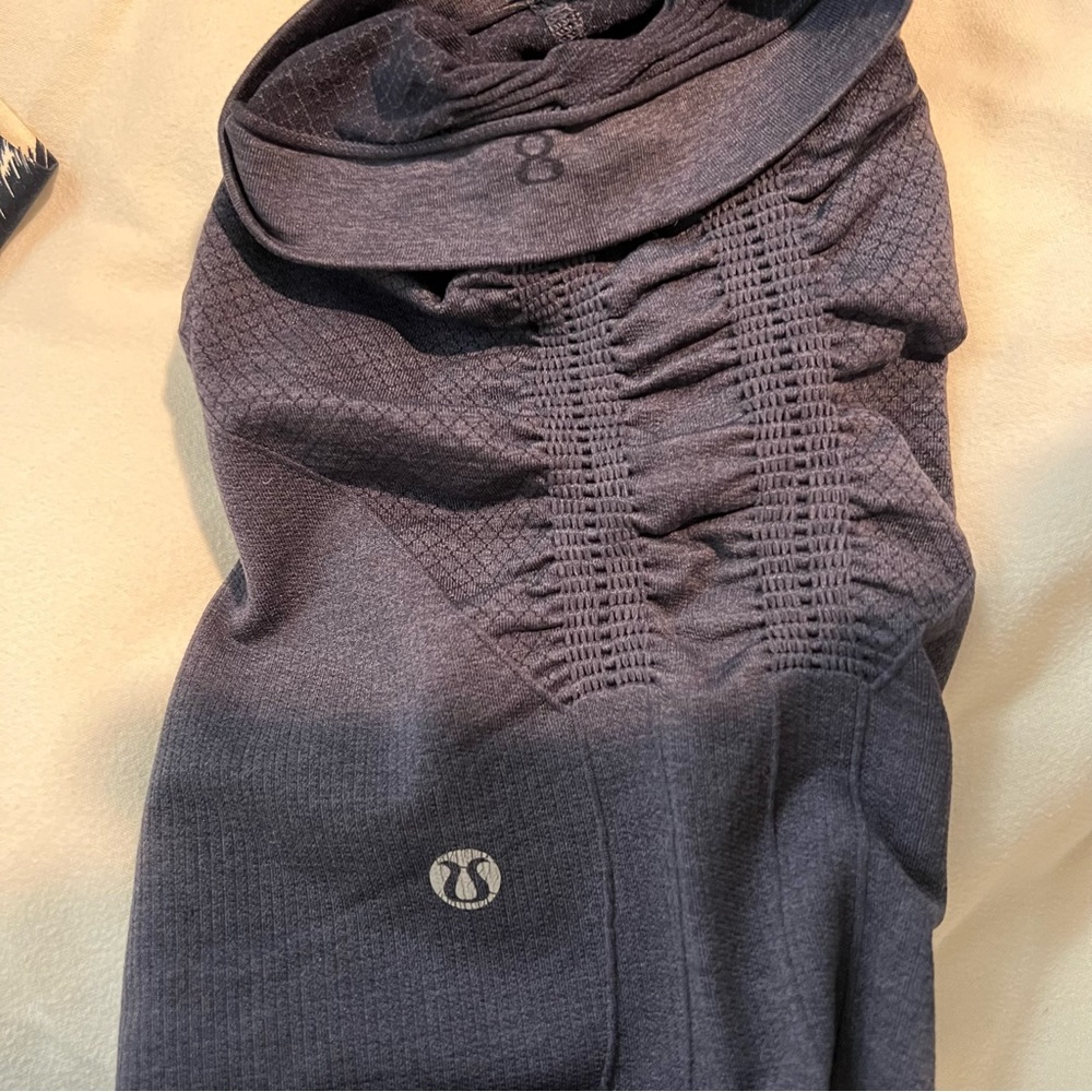 Lululemon In The Flow Crop - Navy - Picture 5 of 5